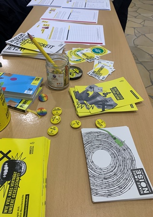 Der Amnesty Briefmarathon hatte diesmal einen Schwerpunkt auf Aktivisten zum Erhalt der Mitwelt und menschlichen Gesundheit 