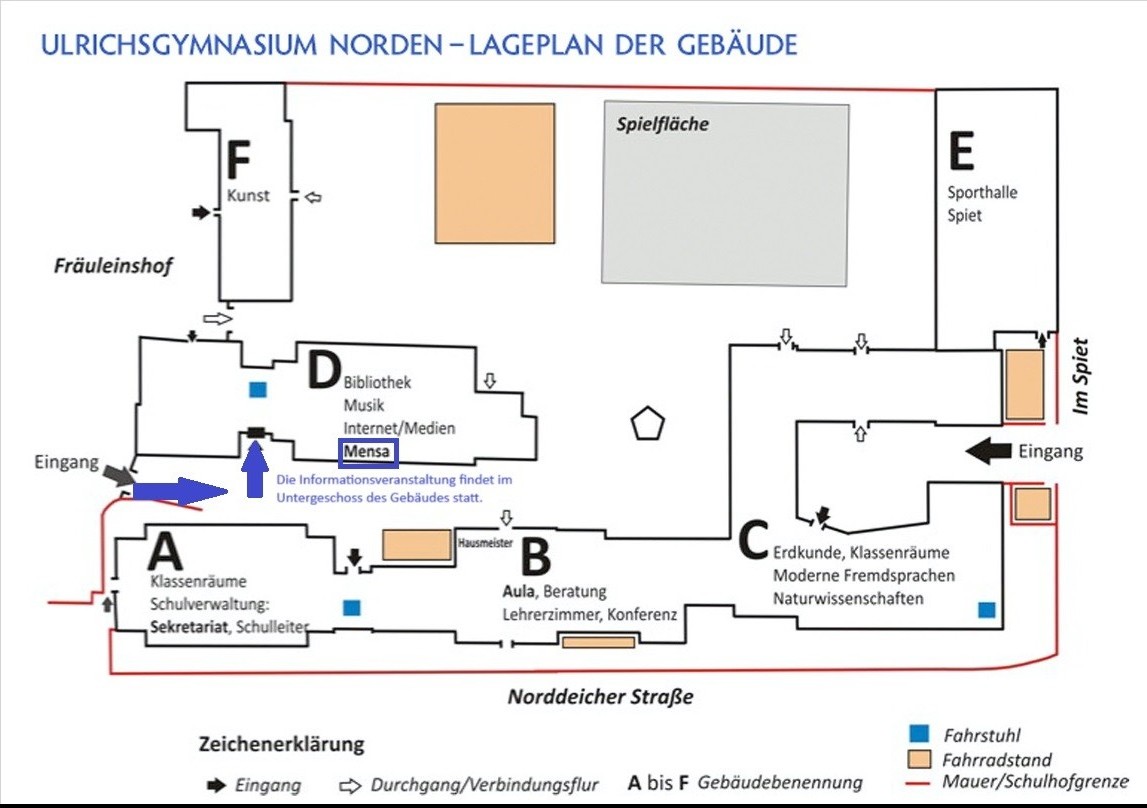 Lageplan UGN